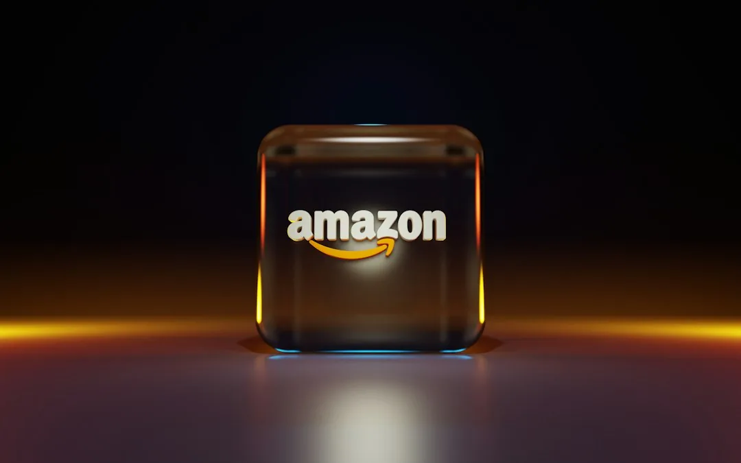 Brand manager watching a dynamic Amazon video ad demonstration that highlights product benefits, encouraging shoppers to click and buy directly from the video