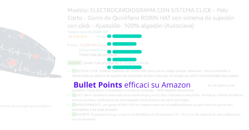 Bullet Points efficaci su Amazon